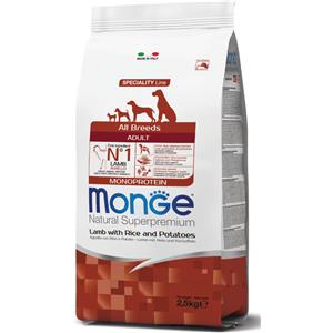 Monge Superpremium Adult All Breeds Agnello e Riso 12 kg Cane