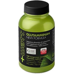 +Watt Glutammina+ new formula Kyowa 120 cpr tutti i frutti