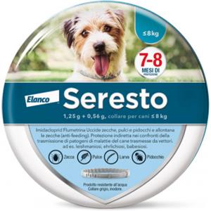 Seresto collare cani 38 cm fino a 8 kg