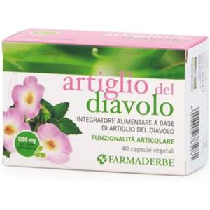 Farmaderbe Artiglio Del Diavolo 40 Capsule Vegetali