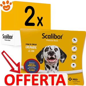 MSD Dog Scalibor (65cm) Collare per Cani Taglia Grande - Offerta [PREZZO A CONFEZIONE] Quantità minima 2 Confezioni
