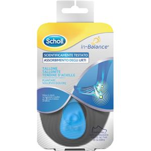 COOPER CONSUMER HEALTH IT Srl Scholl Plantare Tallone - Tallonite E Tendine D'Achille Taglia M (40/42) 2 Pezzi - Supporto efficace per il trattamento di tallonite e tendine d'Achille