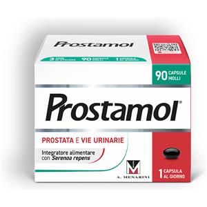 A.MENARINI IND.FARM.RIUN.Srl Prostamol - Integratore alimentare per la prostata e le vie urinarie - 90 Capsule