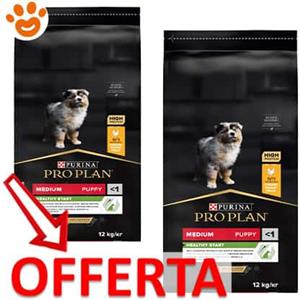 Purina Dog Pro Plan Puppy Medium Pollo - Offerta [PREZZO A CONFEZIONE] Quantità Minima 2, Sacco Da 12 Kg