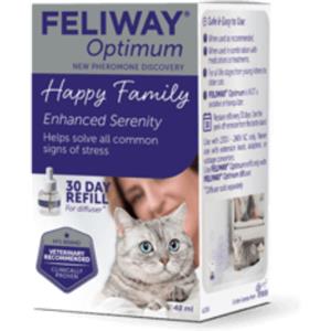 Feliway Optimum diffusore anti ansia Cat - Ricarica - SPEDIZIONE GRATIS 1° ORDINE + scegli lo sconto BZR5 / BZR20