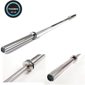 TOORX PROFESSIONAL LINE Bilanciere Cross Master 220 cm, Peso 20 kg, Carico Max 700 kg