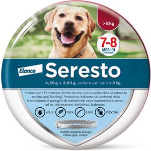 Seresto Collare - lista prodotti per cane - 70 cm, cani > 8 kg