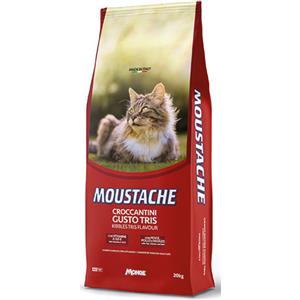 MONGE MOUSTACHE CROCCANTINI GATTO GUSTO TRIS KG 20