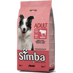 MONGE SIMBA DOG CROCCHETTE CON MANZO KG 20