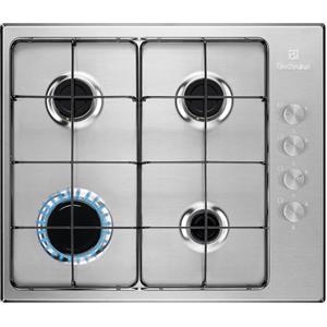 Electrolux EGS6404SX Acciaio inox Da incasso 60 cm Gas 4 Fornello(i)