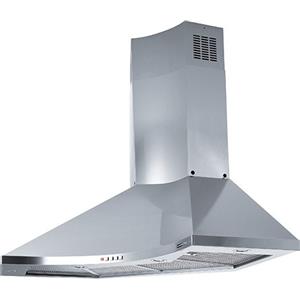 Franke Cappa a parete Angolo FDPA 904 XS LED 320.0518.708 finitura inox satinato da 90x90 cm