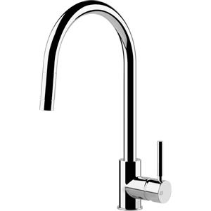 Gessi PRONTA CONSEGNA - Gessi Miscelatore monocomando con doccetta estraibile Neutron Collection 17120 031 finitura cromato