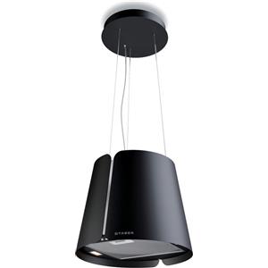 Faber PRONTA CONSEGNA - Faber Cappa a isola sospesa BEAT BK MATT F45 345.0612.337 finitura nero opaco da Ø43 cm