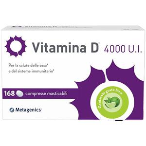 Vitamina D Metagenics Belgium Metagenics™ Vitamina D 4000 UI 168 pz Compresse masticabili
