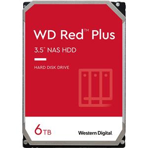 Western digital Hard Disk 3.5 6TB Western Digital Red Plus 256MB Rosso [WD60EFPX]