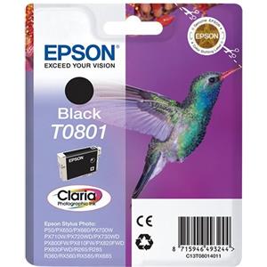 EPSON Cartuccia Epson C13T08014011 T0801 Nero