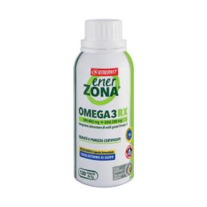 ENERVIT SPA Enerzona Omega 3 Rx integratore alimentare di acidi grassi Omega3 120 Capsule da 1g