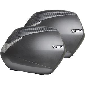 Shad Coppia Valigie Moto Laterali Shad SH36 Nero Carbon Look - 4p