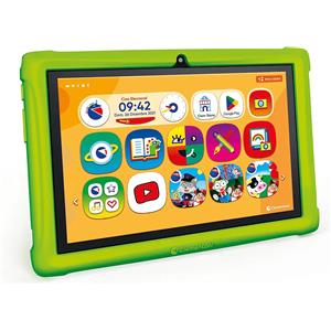 CLEMENTONI Clempad 10 3-6 Anni Bumper Verde, Un Vero Tablet per Bimbi