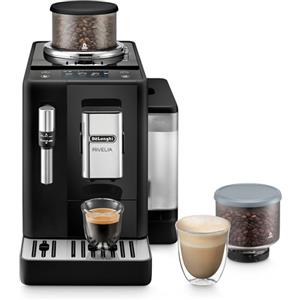 De'Longhi Rivelia Macchina Automatica per Caffè in Chicchi, 8 Bevande one touch, Display touch, Nero (EXAM440.35.B)