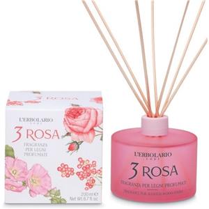3 Rosa Fragranza Legni Profumati 125 Ml