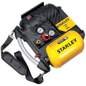 Stanley DN 200/10/5 - Compressore aria elettrico portatile monofase, oil-less - Motore 1.5 HP - 5 lt