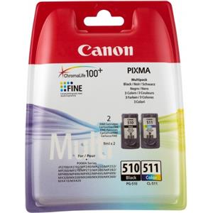 CANON Multipack Canon nero / differenti colori PG-510+CL-511 2970B010