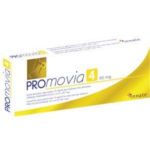 SIFRA Srl Promovia 4 60mg siringa preriempita acido ialuronico sale sodico per iniezioni intra-articolari (1 siringa da 4ml)