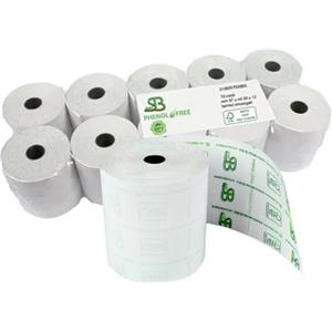 SABACART Blister 10 rotoli RC carta termica LUNGA DURATA 80mm x 80mt Ø77mm