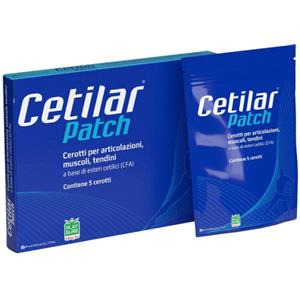 Cetilar Patch Cerotto Monouso Per Articolazioni Muscoli e Tendini 5 Pezzi