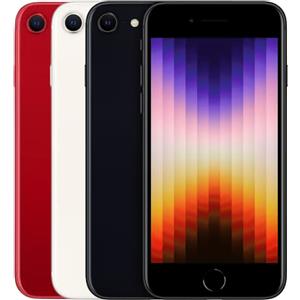 Apple iPhone SE 2022 Ricondizionato Ottimo (A), Bianco, 64 GB