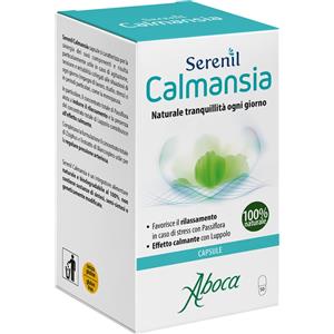 ABOCA SERENIL CALMANSIA Serenil Calmansia Integratore Calmante 50 Capsule
