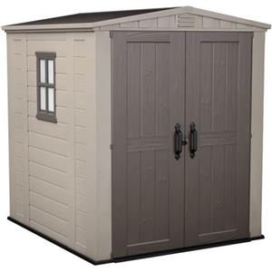 Keter Casetta da giardino in resina Factor beige 6x6