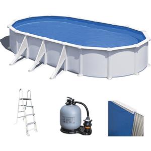 Gre Atlantis Ovale 800x470x132cm - Piscina fuori terra in acciaio
