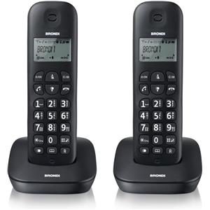 Brondi Gala Twin Telefono Cordless Nero