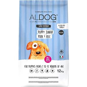 Aldog puppy e junior maiale e riso medium 12kg