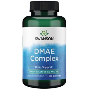 Swanson Health Products Complesso DMAE con vitamine B5 e B6 100 Capsule