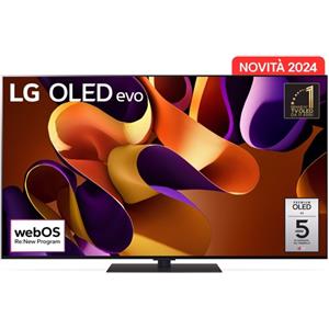 LG OLED evo G4 55'' Serie G4S OLED55G46LS, TV 4K, 4 HDMI, Base inclusa, SMART TV 2024