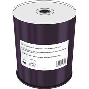 MediaRange 100 DVD-R 4.7GB 120min 16x fullsurface printable - in cake - MR413