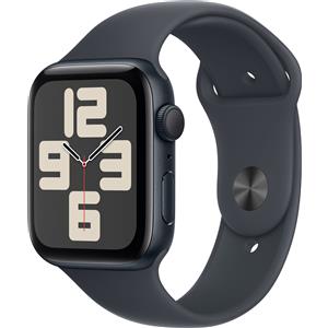 Apple Watch SE GPS 44mm Cassa Alluminio Mezzanotte con Mezzanotte Sport Band - M-L