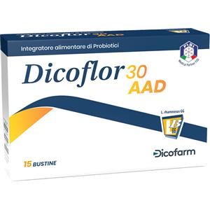 Dicoflor 30 AAD Integratore Probiotico 15 Bustine