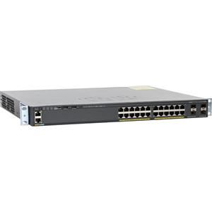 Cisco Switch di rete Cisco Small Business 2960-X Gestito L2/L3 Gigabit Ethernet (10/100/1000) Supporto Power over (PoE) 1U Nero [WS-C2960X-24PS-L]