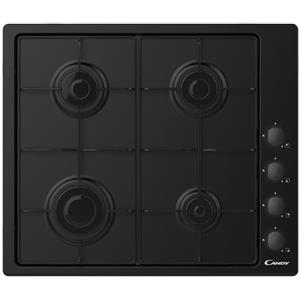 CANDY Piano Cottura a Gas, Linea IDEA, 60 cm, 4 Fuochi, Nero - CHW6LBB