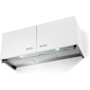 FOSTER Cappa da incasso pensile New Wing, 75cm, Satinato/Vetro - 2512072