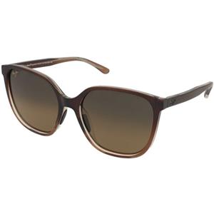 Maui Jim Good Fun HS871-01 | Occhiali da Sole Graduati o Non Graduati | Prova Online | Plastica | Quadrati | Marrone, Trasparente | Adrialenti