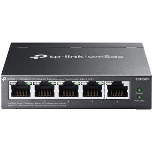 TP-LINK SWITCH 5P LAN Gigabit TP-LINK ES205G Easy Managed - cust.in acciaio x desktop (integ,contr.Omada SDN) - ES205G