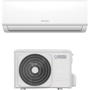 OLIMPIA SPLENDID Climatizzatore 12000 Btu Inverter Monosplit Condizionatore con Pompa di Calore Classe A++/A+ R32 (Unità Interna + Unità Esterna) - OS-SEAPH12EI + OS-KEAPH12EI Aryal S1 E 12 C