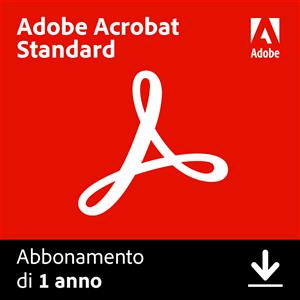 Adobe Acrobat Standard DC | 1 utente | 1 anno | Windows