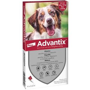ELANCO ITALIA SpA ADVANTIX SPOT ON*4PIP 10-25KG