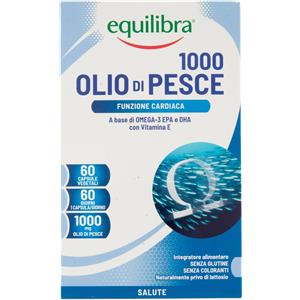Equilibra Olio Di Pesce 1000 Integratore Funzionalità Cardiovascolare 60 Perle